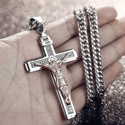 Jesus Cross Vintage Pendant