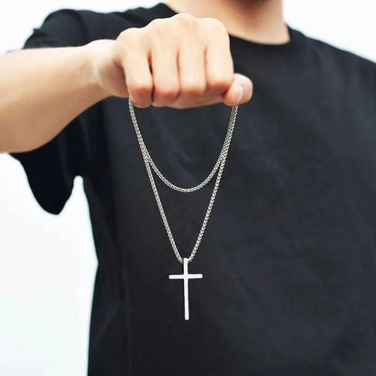Stainless Steel Cross Necklace