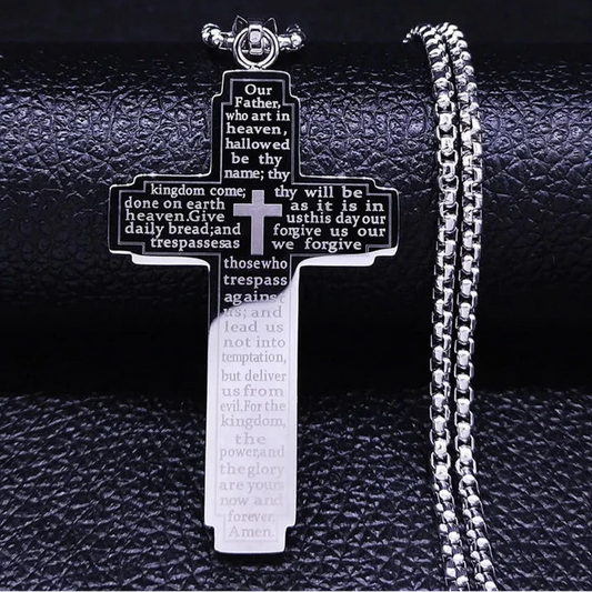 Bible Cross Necklace