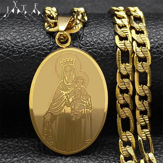 Catholic Mother Mary Necklace