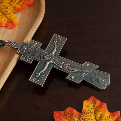 Jesus Crucifix Gold Plated Pendant