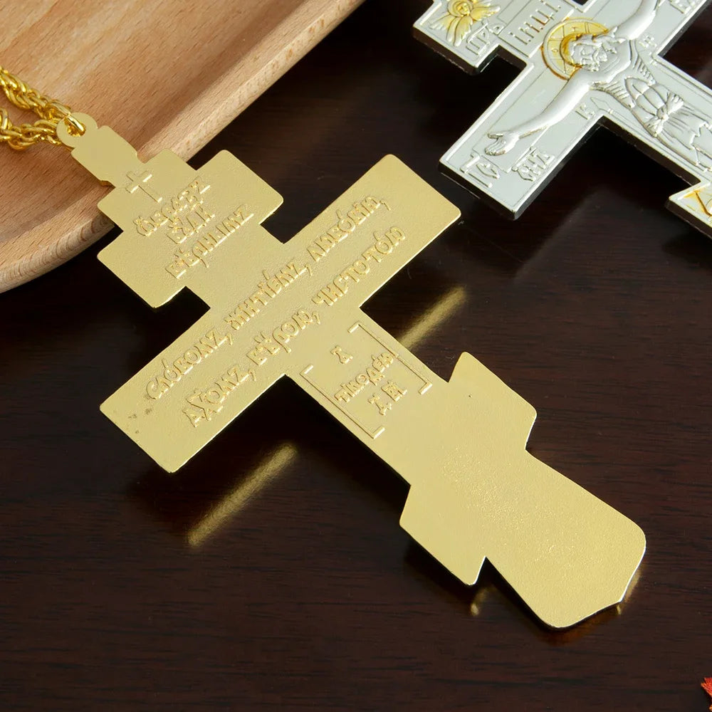 Jesus Crucifix Gold Plated Pendant
